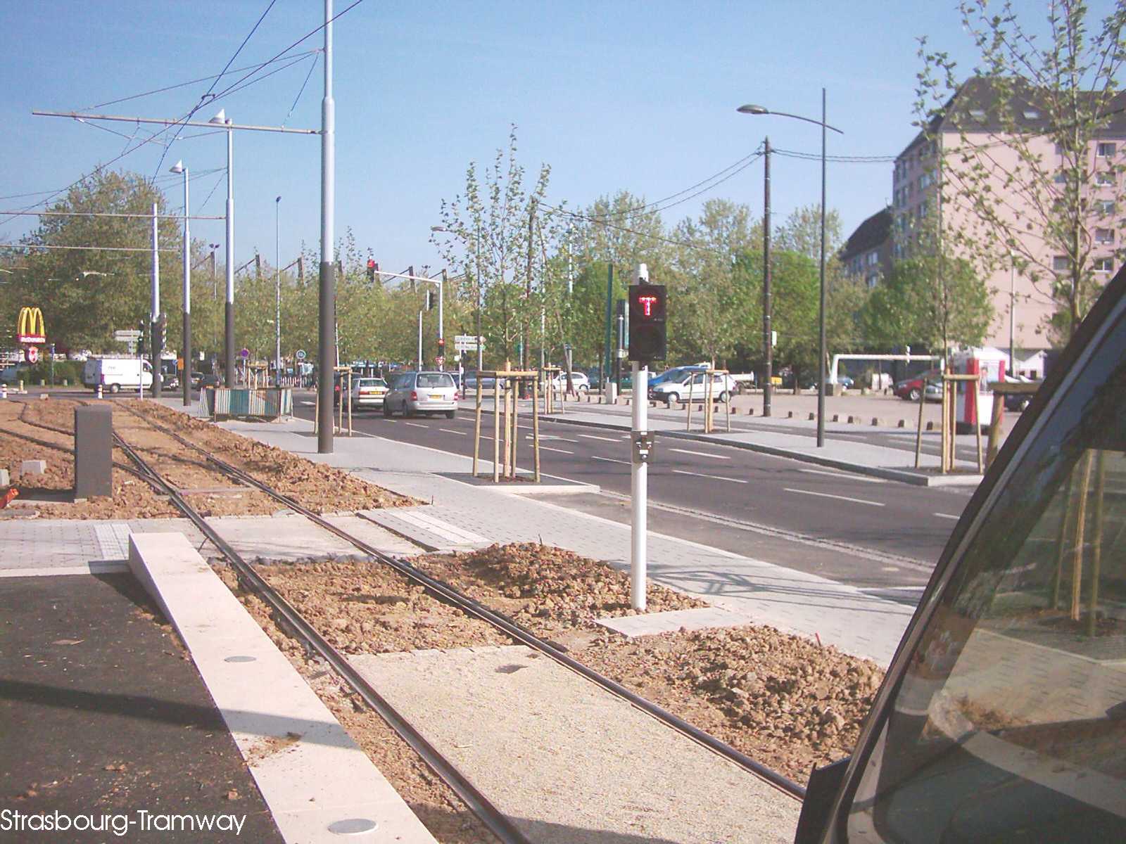 Le signal de sortie du terminus.